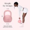 image:imageBala Kettleball Soft Kettlebell for Women  Core amp Strength Training  AntiSlip Grip Kettlebells Exercise Weights with Cushioned ImpactResistant Base  Equipment for Home Gym WorkoutsBlush
