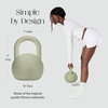 image:imageBala Kettleball Soft Kettlebell for Women  Core amp Strength Training  AntiSlip Grip Kettlebells Exercise Weights with Cushioned ImpactResistant Base  Equipment for Home Gym WorkoutsSage