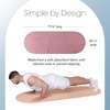 image:imageBala Capsule Mat Towel for Gym SlipResistant Yoga Mat for Women amp Men  Home Workout Essentials with Sweat Absorbing Fabric  Pilates Core Training Exercise  Soft Quick Dry Fitness  BlushBlush