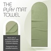 image:imageBala Play Mat Towel NonSlip Absorbent Gym Towels Designed for Sweat  Hot Yoga Pilates amp Core Training Workouts Fitness amp Exercise Gear Essentials Women amp Men SeaSage