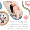image:imageBala Play Mat Towel NonSlip Absorbent Gym Towels Designed for Sweat  Hot Yoga Pilates amp Core Training Workouts Fitness amp Exercise Gear Essentials Women amp Men SeaSand