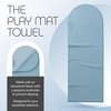 image:imageBala Play Mat Towel NonSlip Absorbent Gym Towels Designed for Sweat  Hot Yoga Pilates amp Core Training Workouts Fitness amp Exercise Gear Essentials Women amp Men SeaSea