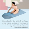 image:imageBala Play Mat Towel NonSlip Absorbent Gym Towels Designed for Sweat  Hot Yoga Pilates amp Core Training Workouts Fitness amp Exercise Gear Essentials Women amp Men SeaCharcoal