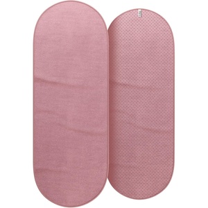 image:imageBala Capsule Mat Towel for Gym SlipResistant Yoga Mat for Women amp Men  Home Workout Essentials with Sweat Absorbing Fabric  Pilates Core Training Exercise  Soft Quick Dry Fitness  BlushBlush