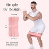 image:imageBala Bands Resistance Bands NonSlip Fabric Exercise BandsBLUSH