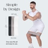 image:imageBala Bands Resistance Bands NonSlip Fabric Exercise BandsBONE  HEATHER  CHARCOAL
