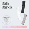 image:imageBala Bands Resistance Bands NonSlip Fabric Exercise BandsBONE  HEATHER  CHARCOAL