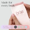 image:imageBala High Pilates Socks for Women NonSlip Classic Crew SocksCharcoal