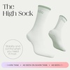 image:imageBala High Pilates Socks for Women NonSlip Classic Crew SocksSage