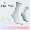 image:imageBala High Pilates Socks for Women NonSlip Classic Crew SocksSea